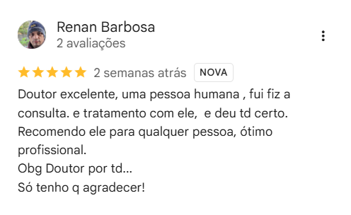Depoimento Google Dr. Carlos Westin