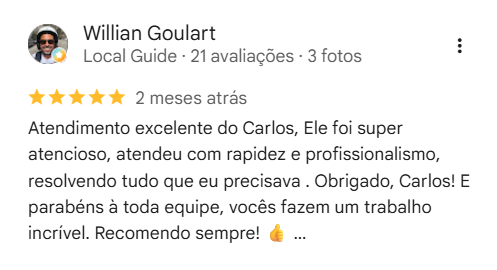 Depoimento Google Dr. Carlos Westin