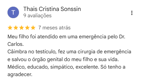Depoimento Google Dr. Carlos Westin
